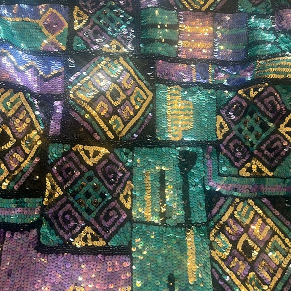 Vintage Laurence Kazar sequin jacket - Picture 7 of 8